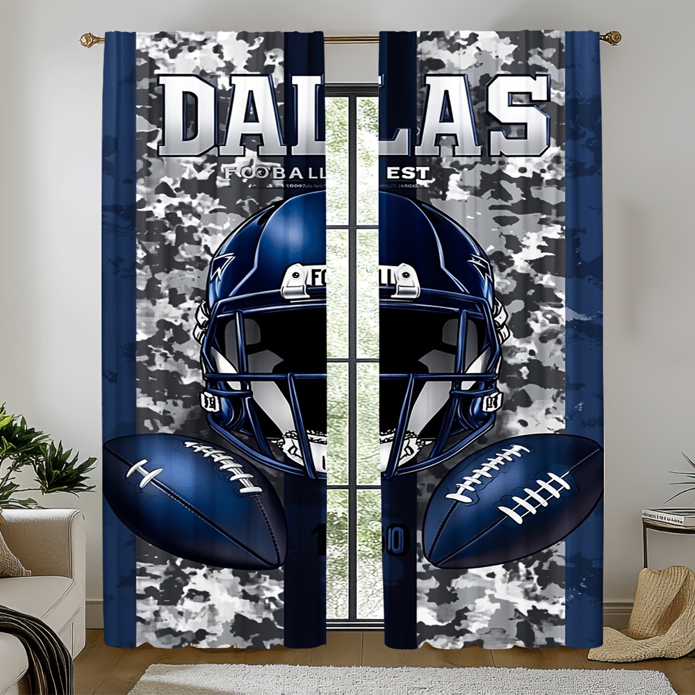 Dallas Football Door Curtains  - مراجعة Home Decor Dallas وسعره
