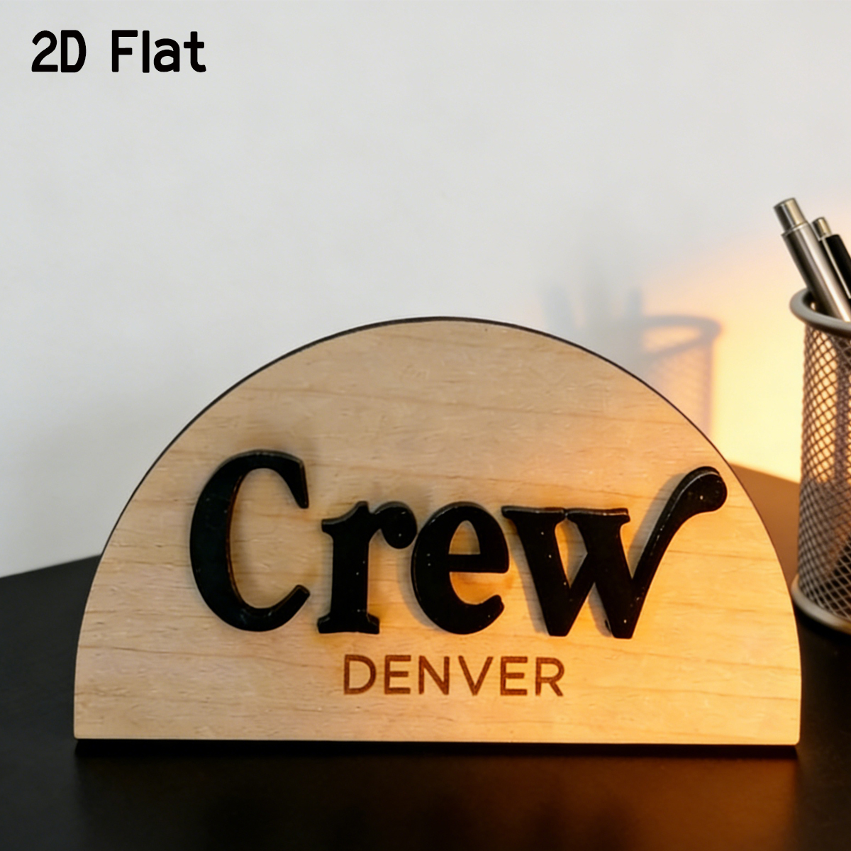 1Pc Cutom Crescent Wooden Acry - مراجعة Home Decor Room وسعره