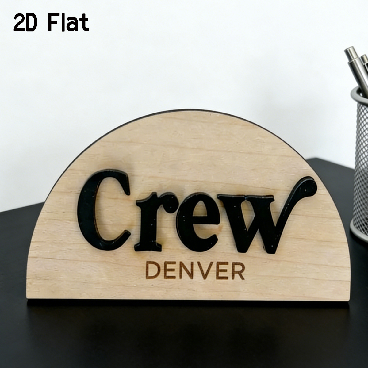 1Pc Cutom Crescent Wooden Acry - مراجعة Home Decor Room وسعره