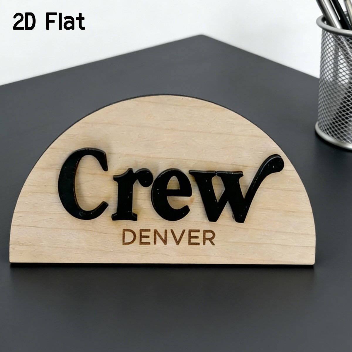 1Pc Cutom Crescent Wooden Acry - مراجعة Home Decor Room وسعره