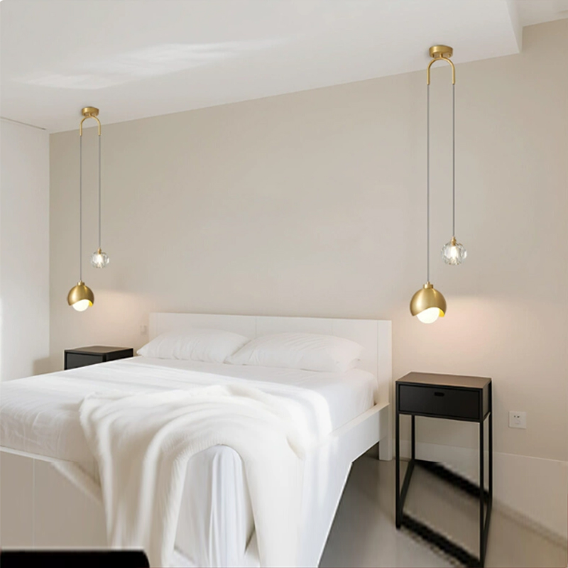 Bedroom Bedside Hanging Pendan - مراجعة Hanging Moon Lamp وسعره