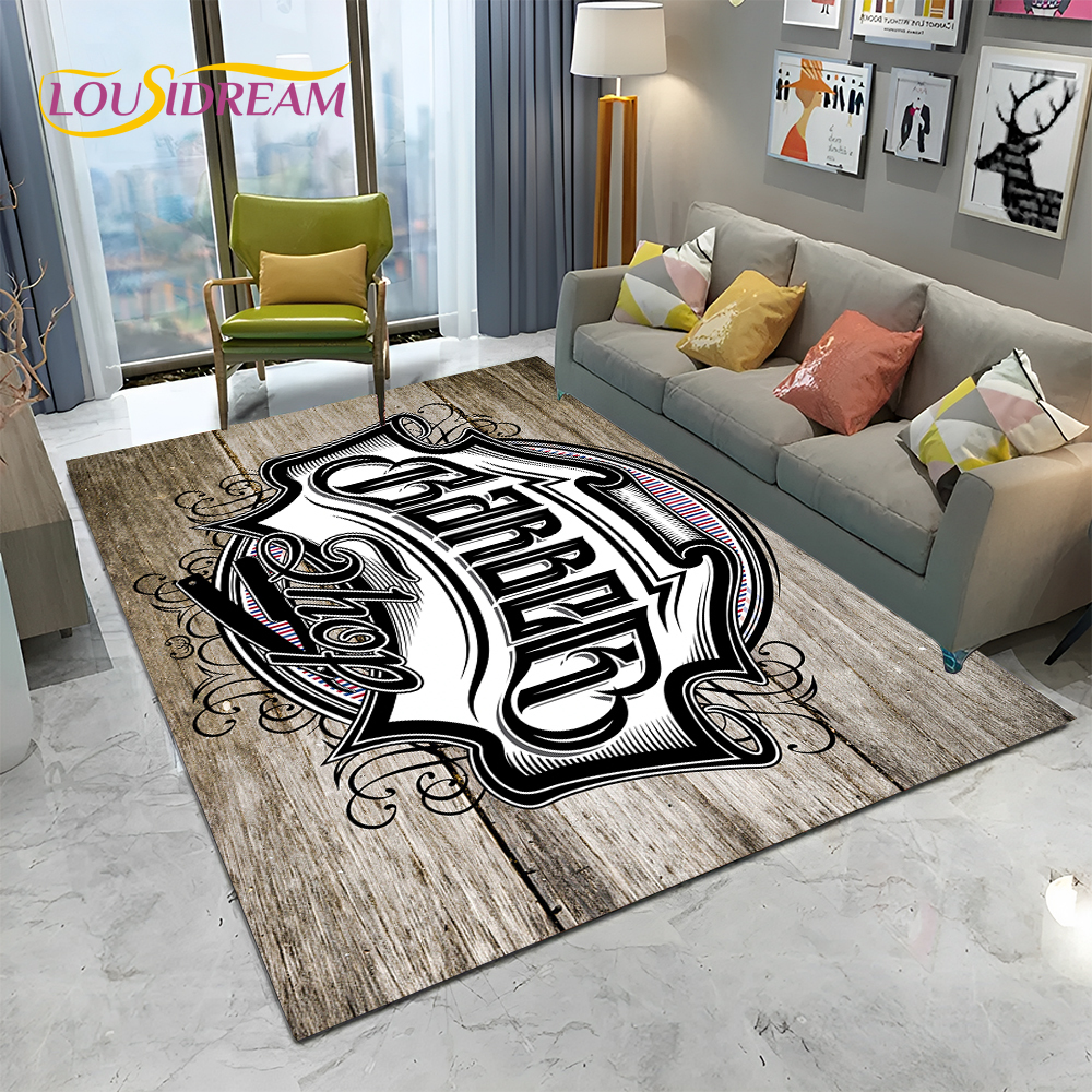 Barber Shop 3D Skull Vintage H - مراجعة Home Decor Online Shopping وسعره