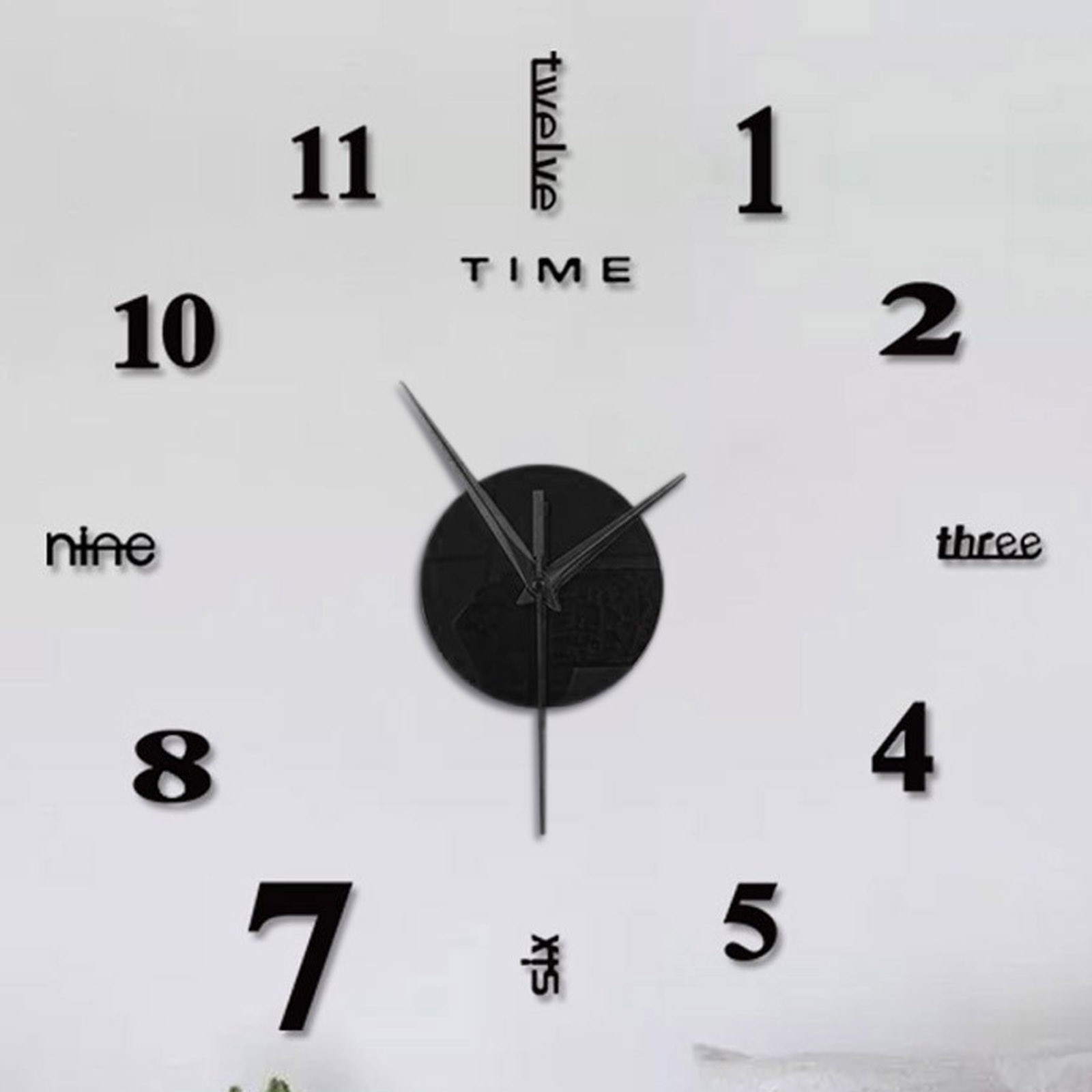 3D Wall Clock Mirror Wall Stic - مراجعة Home Decor Mirror وسعره