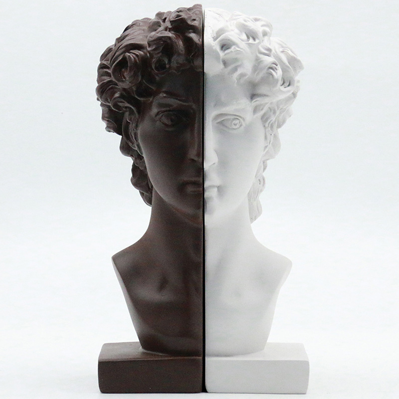 Creative Resin David Head Scul - مراجعة Abstract Sculpture Resin وسعره