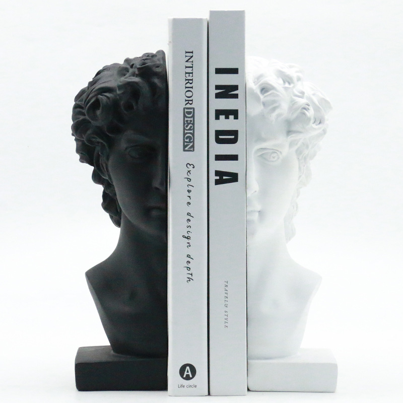 Creative Resin David Head Scul - مراجعة Abstract Sculpture Resin وسعره