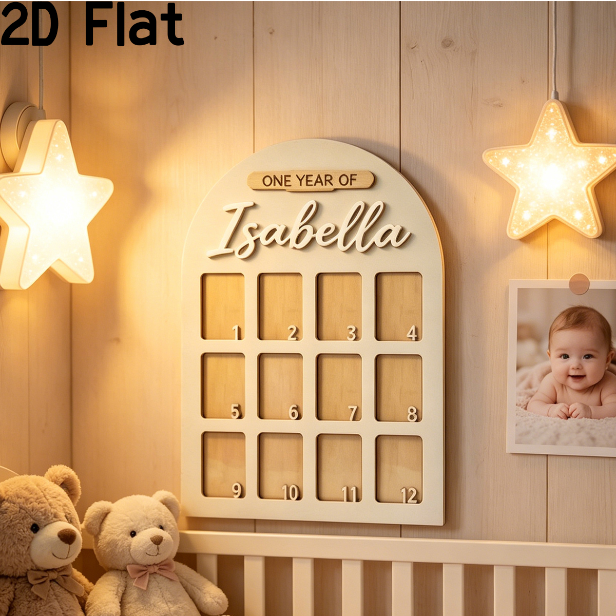 1Pc Custom Photo Record Board  - مراجعة Home Decor Com وسعره