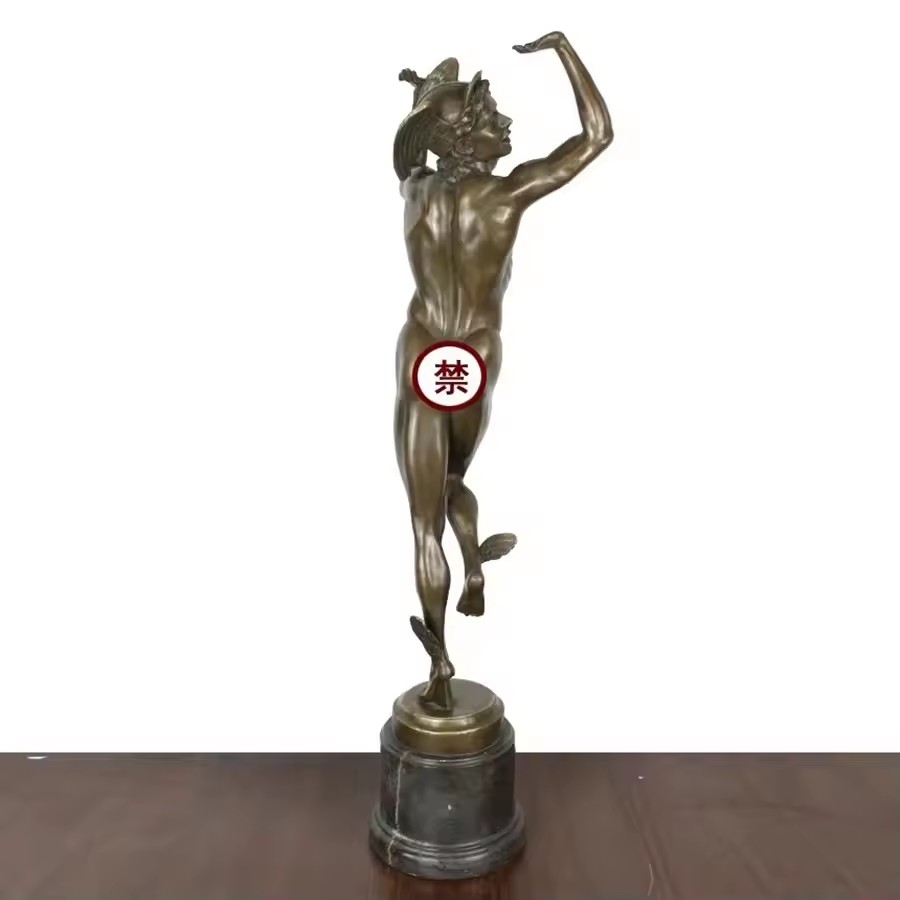Bronze Greek Hermes Roman Merc - مراجعة Home Decor Hermes وسعره