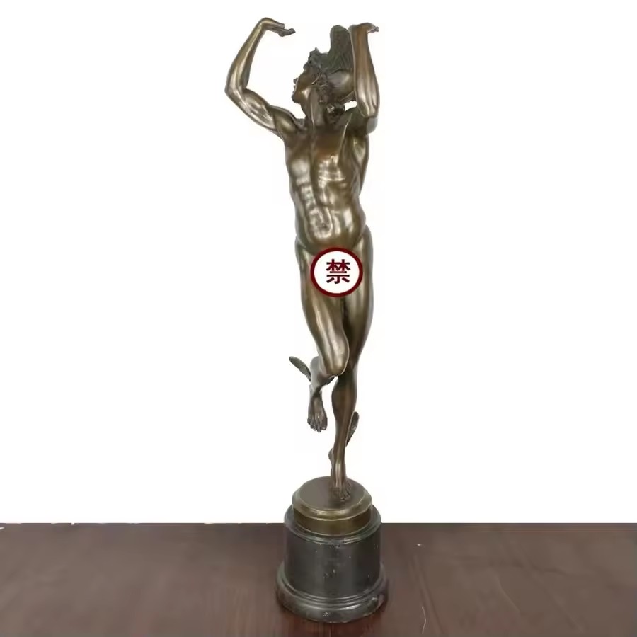 Bronze Greek Hermes Roman Merc - مراجعة Home Decor Hermes وسعره