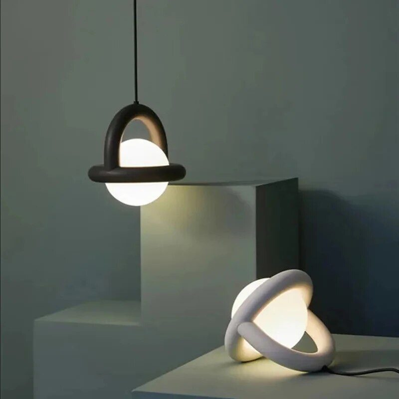 Nordic Simple Creative Danish  - مراجعة Hanging Moon Lamp وسعره