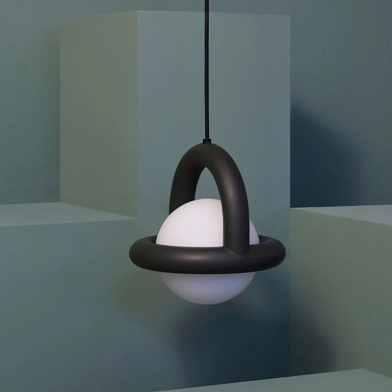 Nordic Simple Creative Danish  - مراجعة Hanging Moon Lamp وسعره