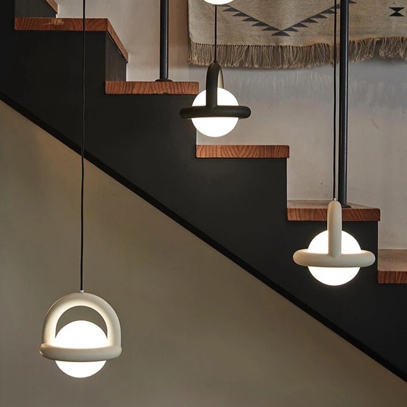 Nordic Simple Creative Danish  - مراجعة Hanging Moon Lamp وسعره