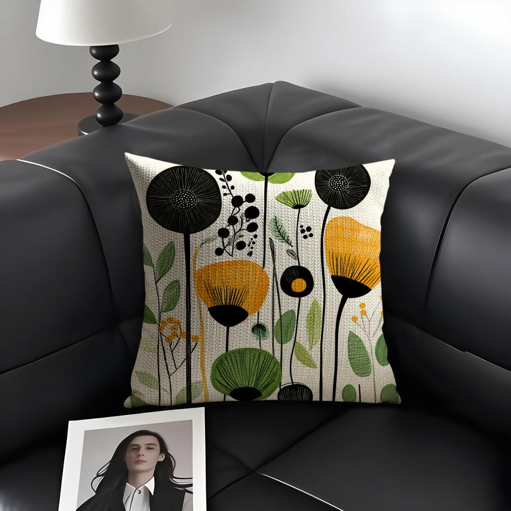 Modern Abstract Floral Dandeli - مراجعة Home Decor Modern Organic وسعره