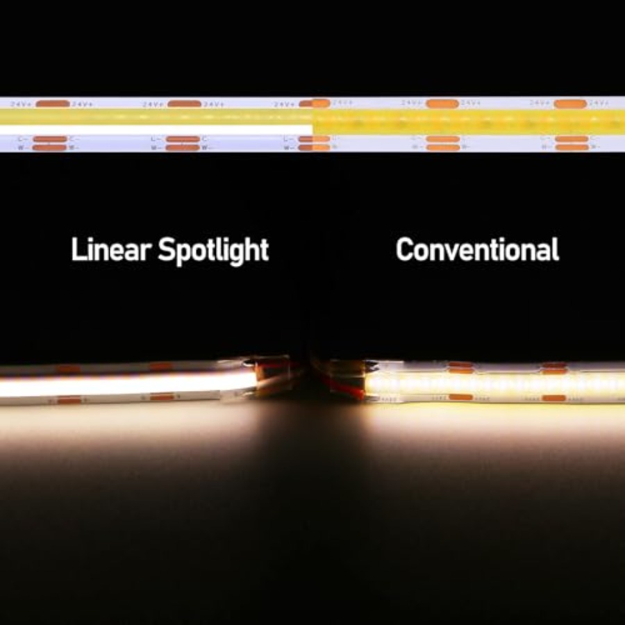 24V Linear CCT Tunable White L - مراجعة Led Strip Lights وسعره