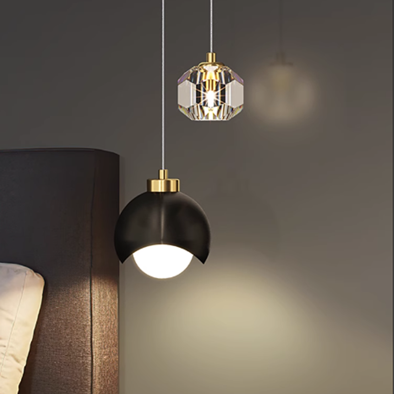 Nordic 24W Crystal Ball Bedsid - مراجعة Hanging Moon Lamp وسعره