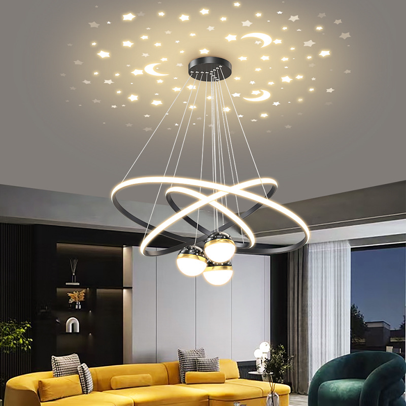Ceiling pendant lamp, living r - مراجعة Hanging Moon Lamp وسعره