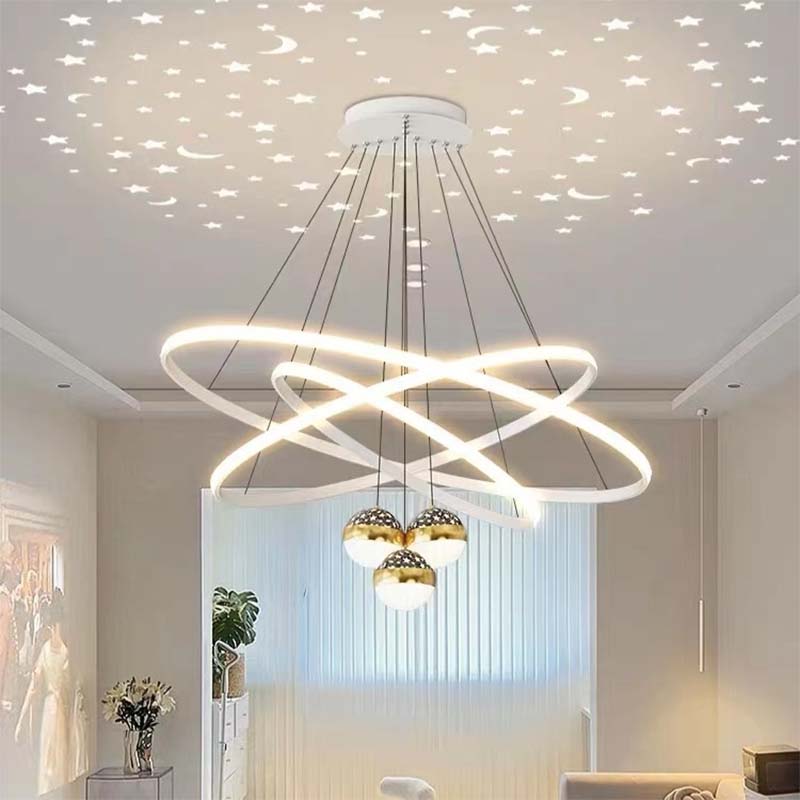 Ceiling pendant lamp, living r - مراجعة Hanging Moon Lamp وسعره