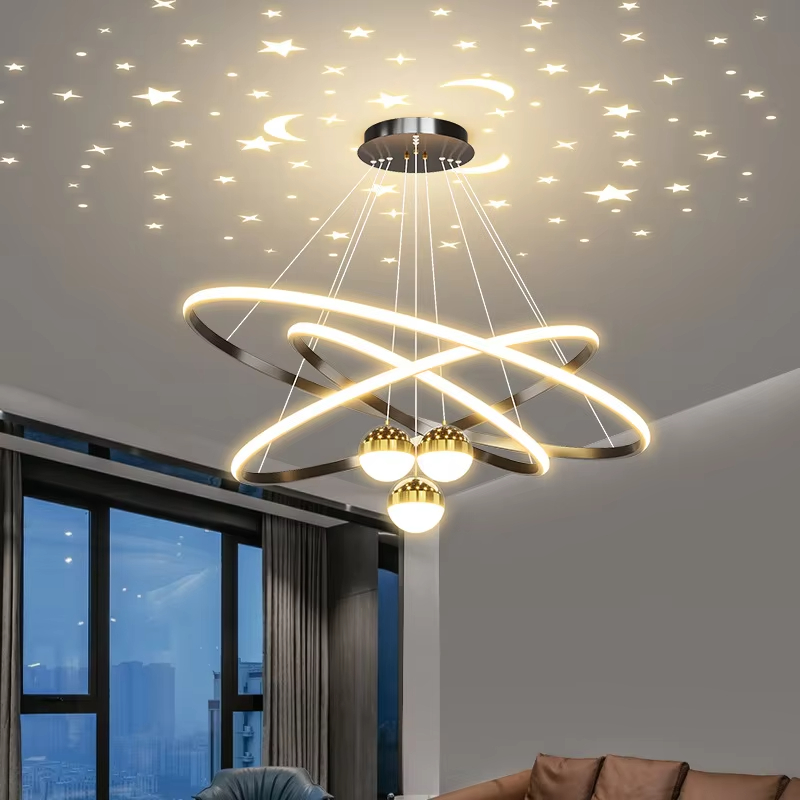 Ceiling pendant lamp, living r - مراجعة Hanging Moon Lamp وسعره