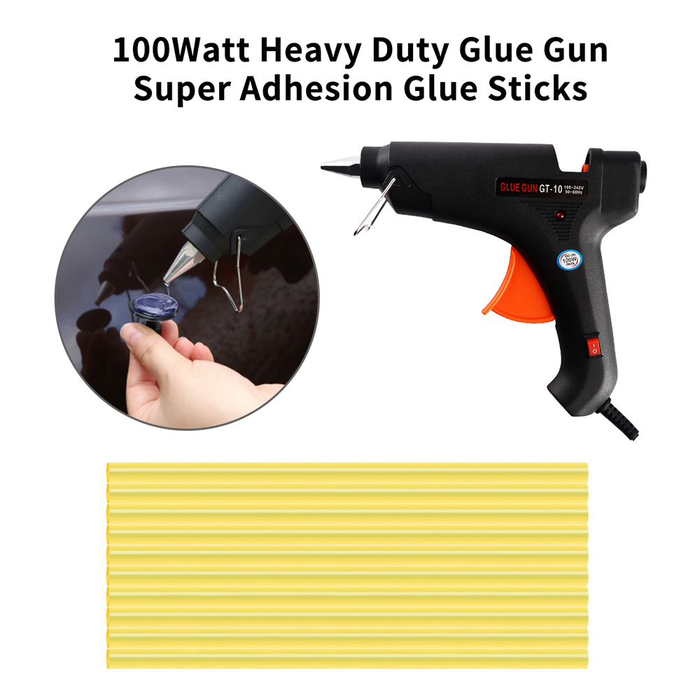 100W Hot Melt Glue Gun 100-240 - مراجعة Home Decor Uk وسعره