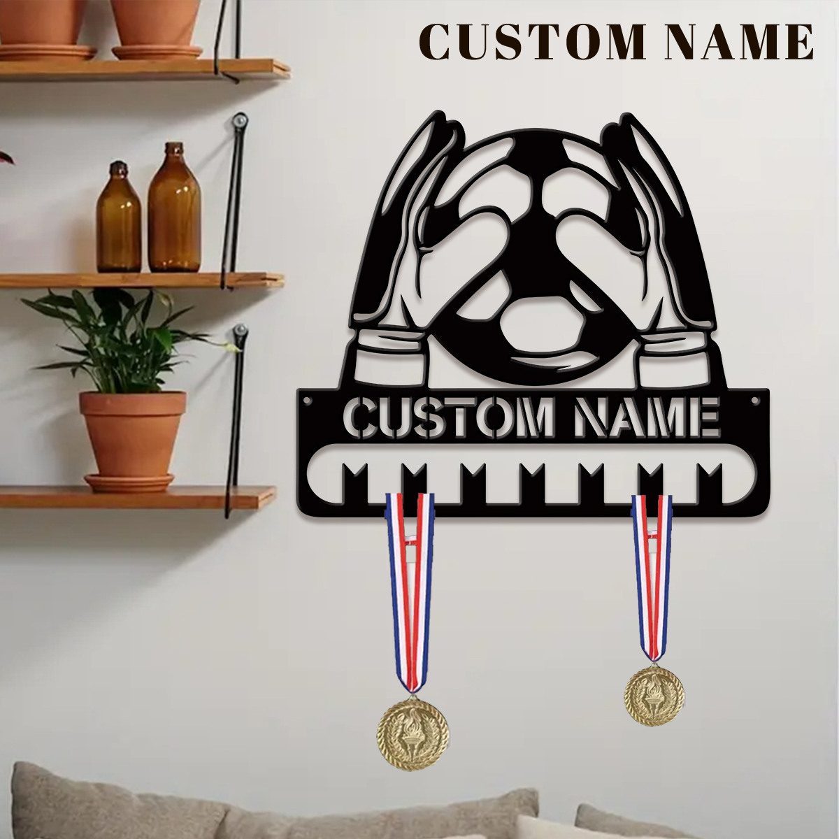 Custom Football Player Metal M - مراجعة Home Decor Com وسعره