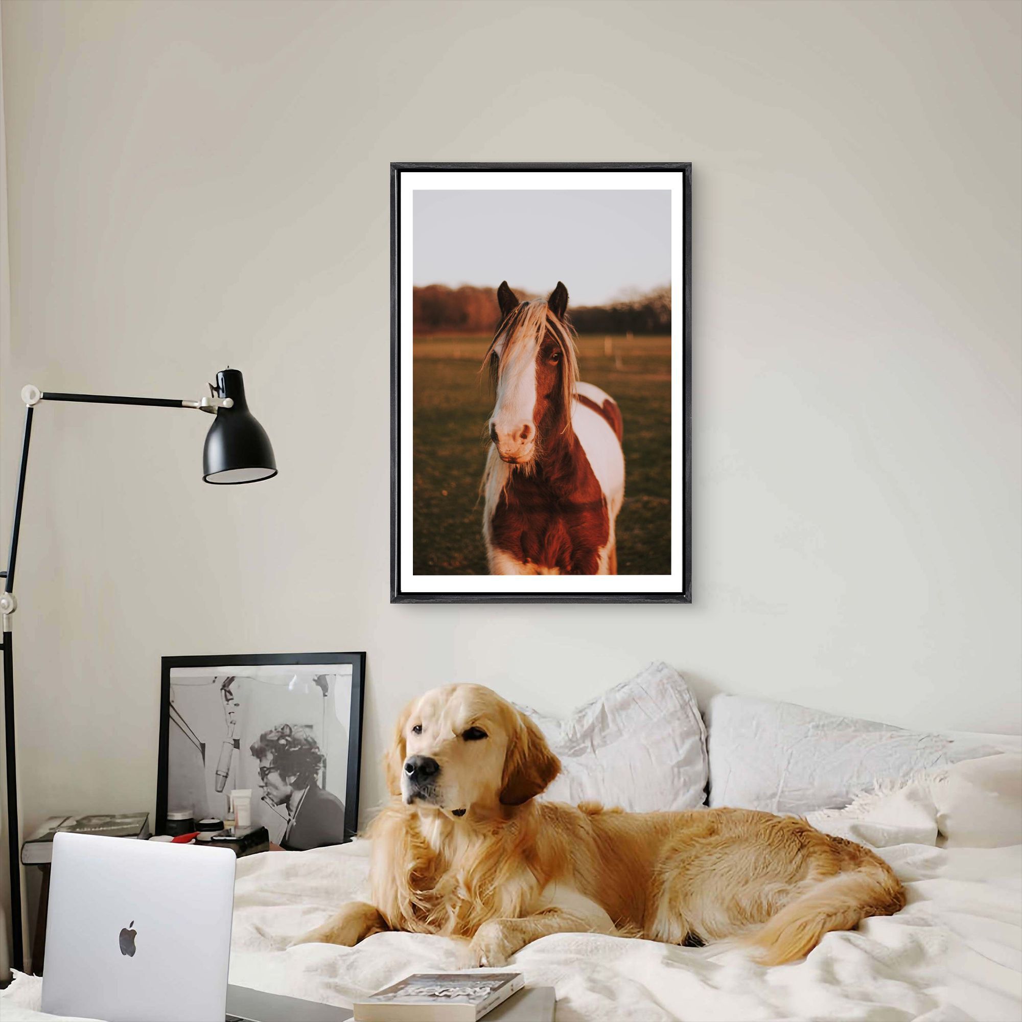Cowboy Horse Canvas Framed Wal - مراجعة Home Decor Mirror وسعره