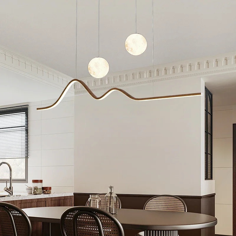 2026 LED Wood Pendant Light Fo - مراجعة Hanging Moon Lamp وسعره