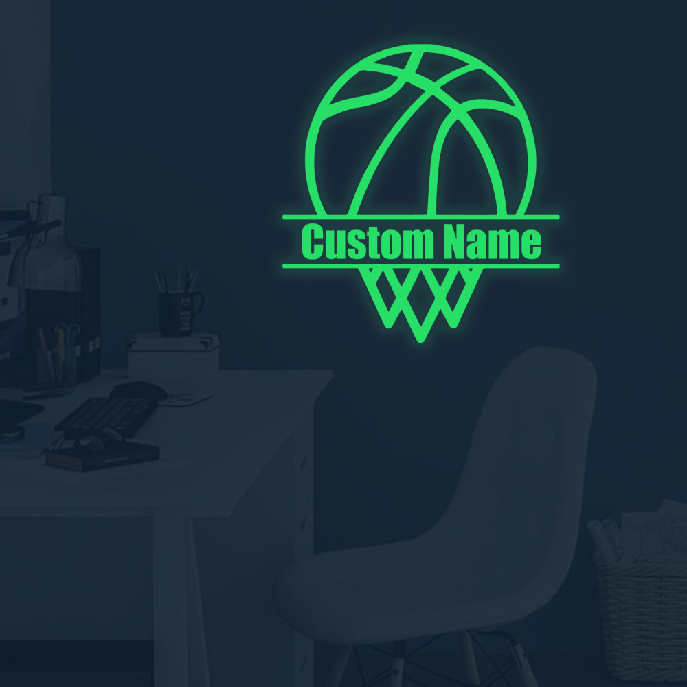 1pc Cartoon Basketball Custom  - مراجعة Home Decor Wallpaper وسعره