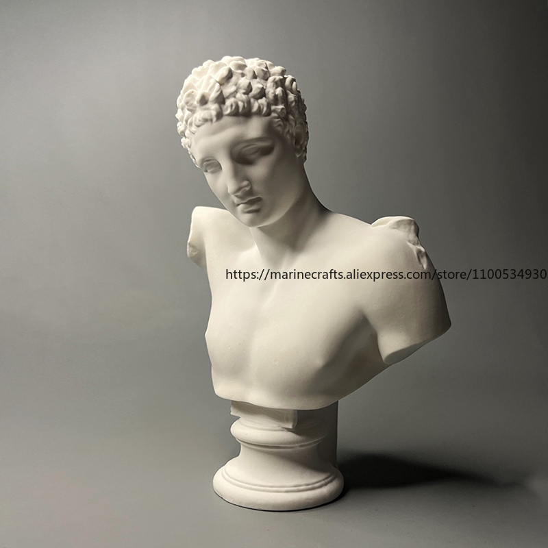 Unique Mini Gypsum Human Head  - مراجعة Home Decor Hermes وسعره
