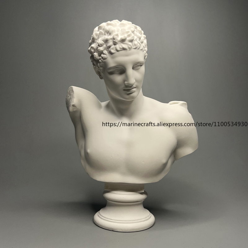 Unique Mini Gypsum Human Head  - مراجعة Home Decor Hermes وسعره