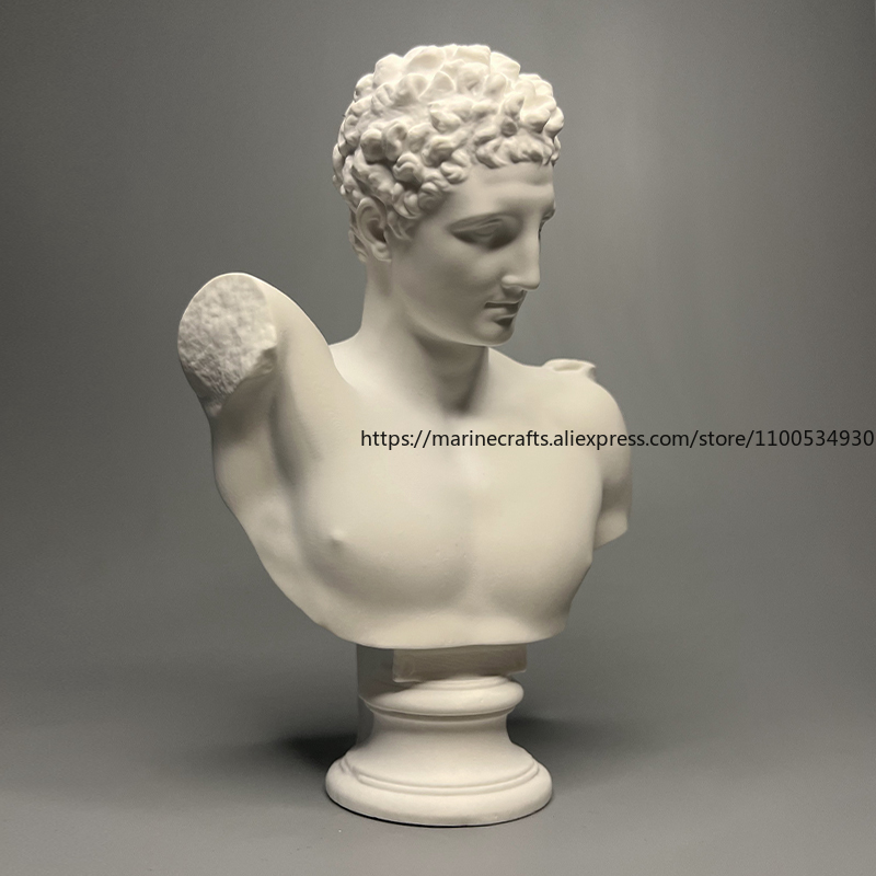 Unique Mini Gypsum Human Head  - مراجعة Home Decor Hermes وسعره