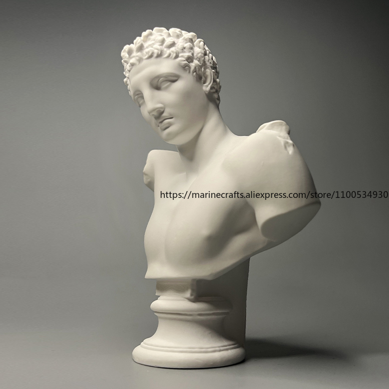Unique Mini Gypsum Human Head  - مراجعة Home Decor Hermes وسعره
