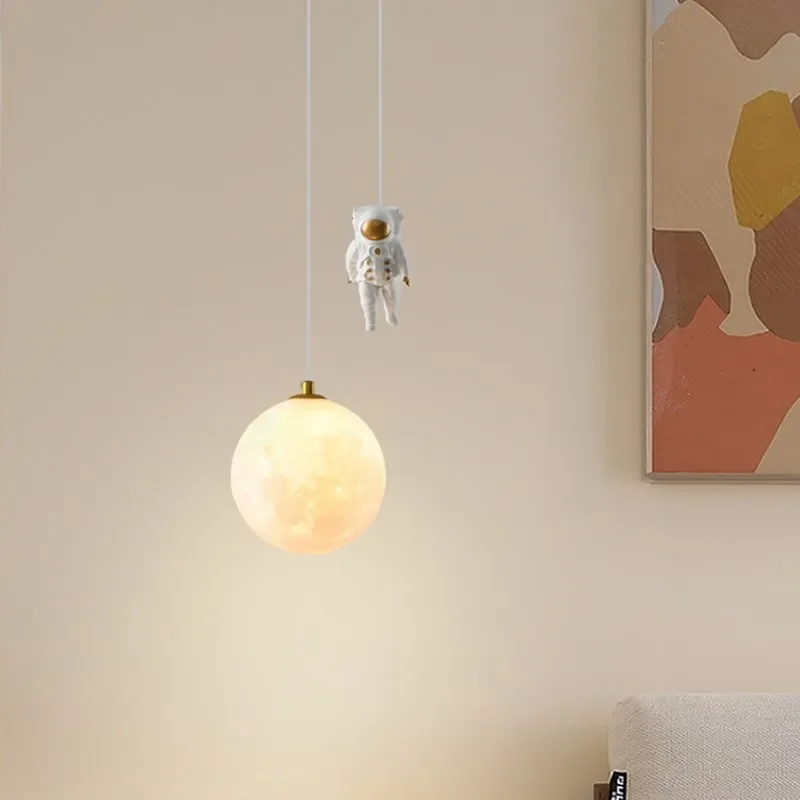 Pendant Light Modern LED Iron  - مراجعة Hanging Moon Lamp وسعره