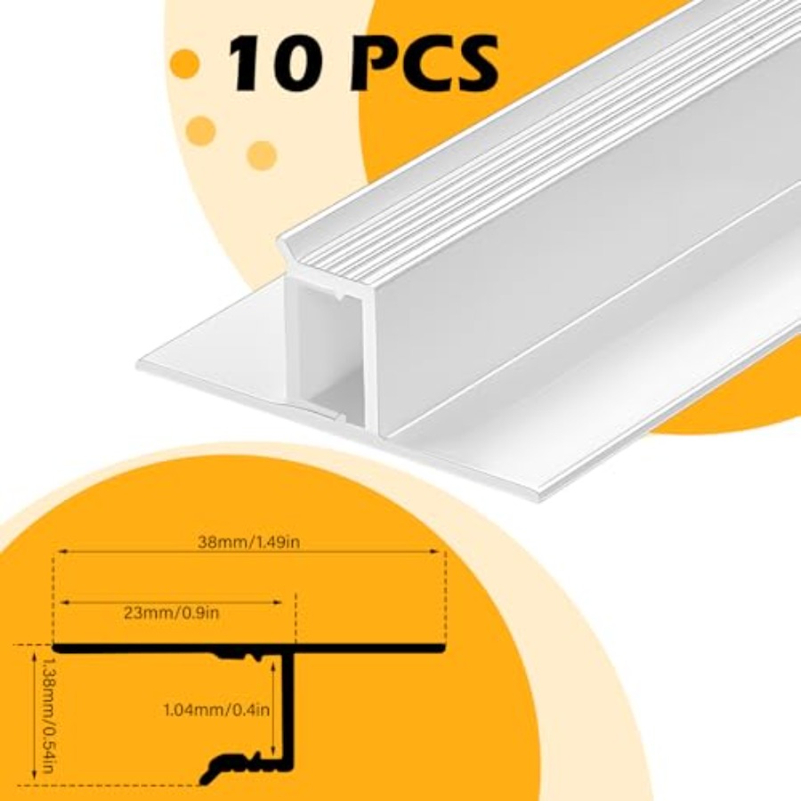 10 Pack 3.3 Ft/1 M T Shape LED - مراجعة Led Strip Lights وسعره