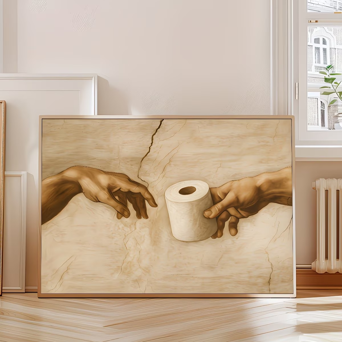 Retro Humorous Toilet Paper Wa - مراجعة Home Decor Wallpaper وسعره