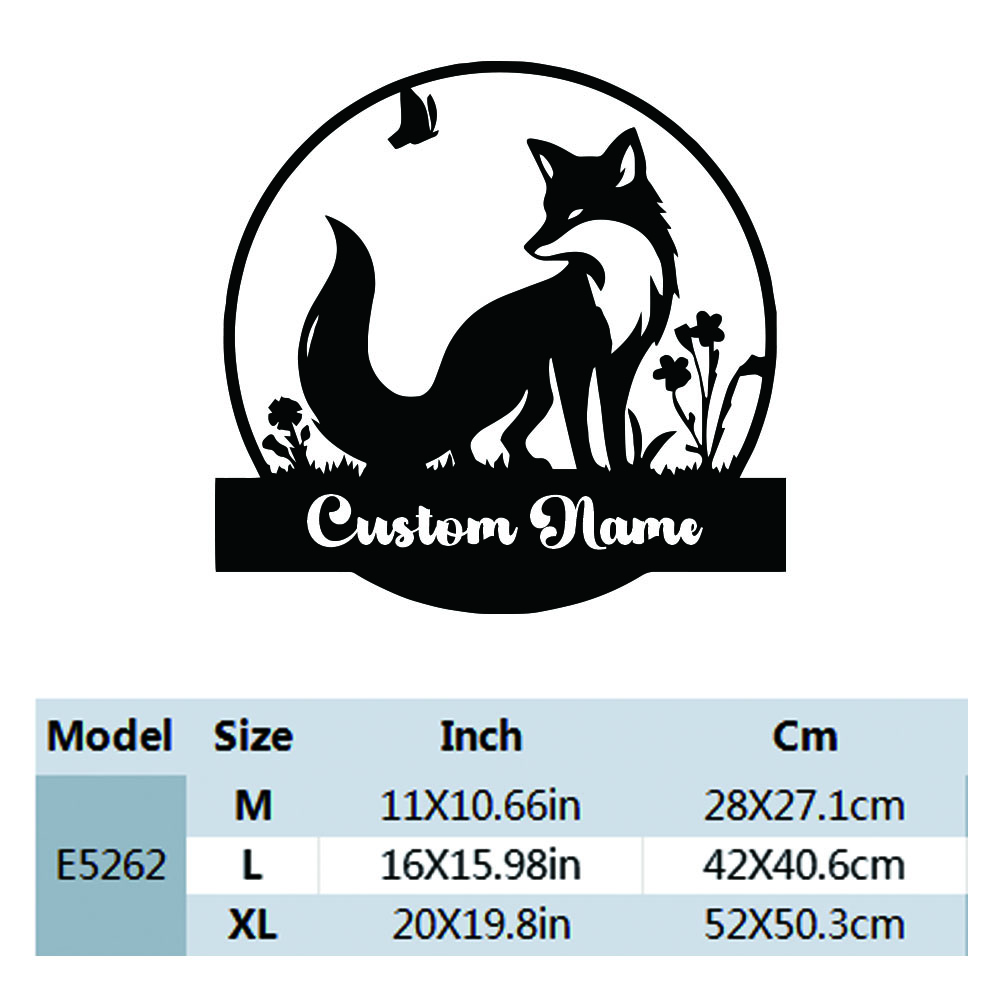 1PC Colorful Fox Customizable  - مراجعة Home Decor Wallpaper وسعره
