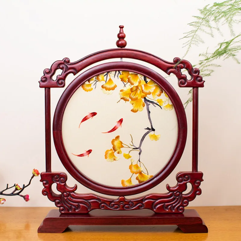 Suzhou Embroidery Living Room  - مراجعة Home Decor Modern Organic وسعره