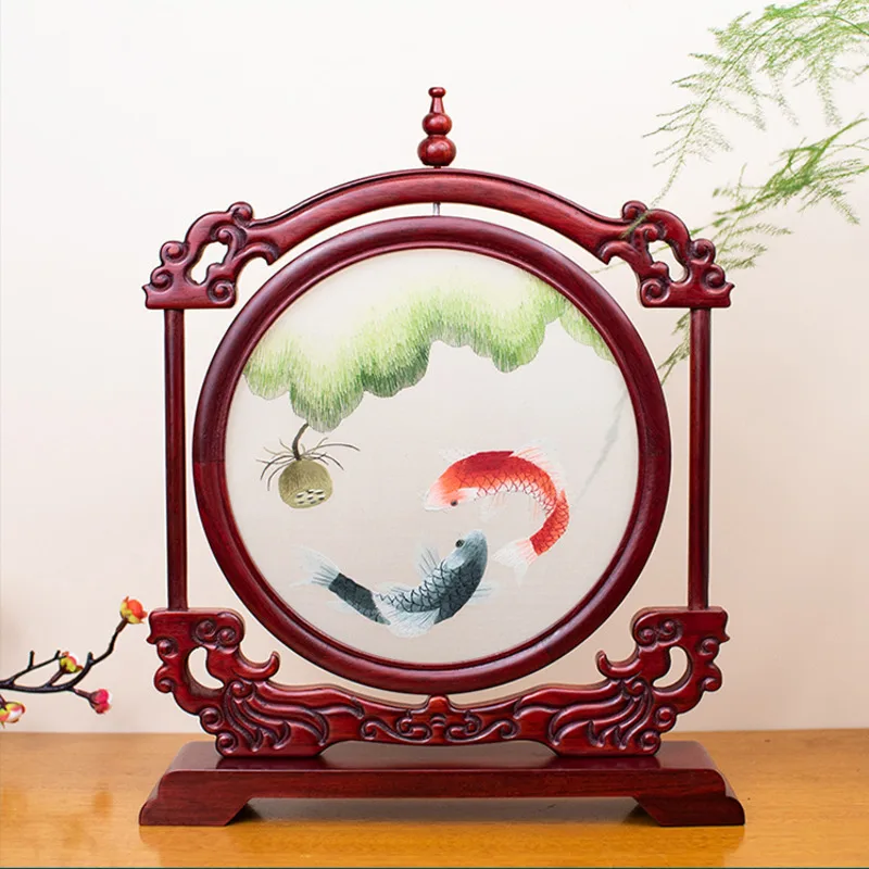 Suzhou Embroidery Living Room  - مراجعة Home Decor Modern Organic وسعره