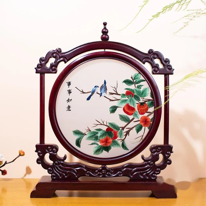 Suzhou Embroidery Living Room  - مراجعة Home Decor Modern Organic وسعره