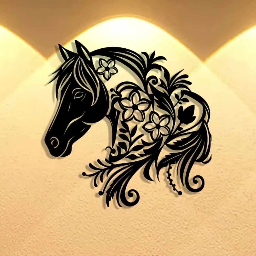 Brand Iron Horse Head Wall Art - مراجعة Home Decor Brand وسعره
