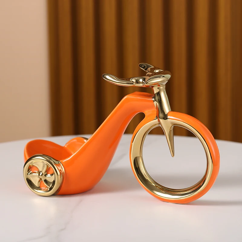 Bicycle Sculpture Ceramic Hand - مراجعة Home Decor Modern Organic وسعره