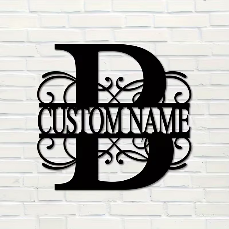 Classic Custom Monogram Metal  - مراجعة Home Decor Room وسعره