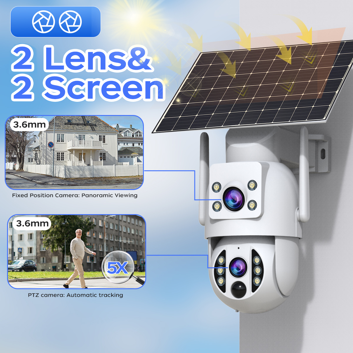 JOOAN 2K 4K Wireless Solar Cam - مراجعة Home Decor Uk وسعره