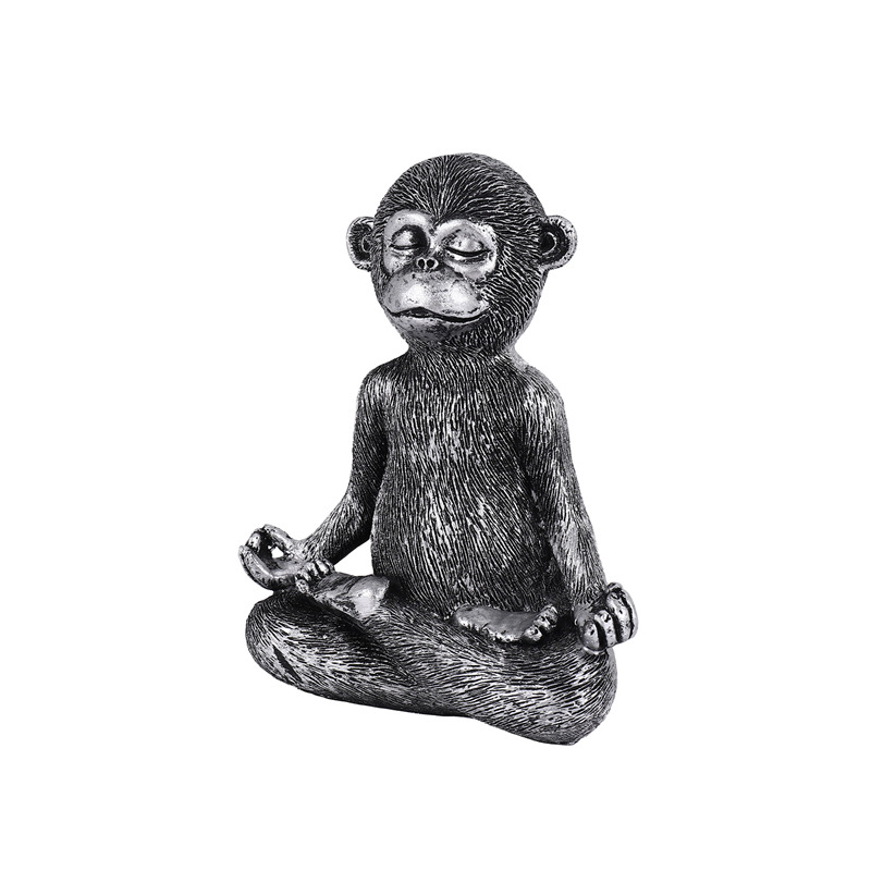 Meditating Monkey Statue Resin - مراجعة Home Decor Room وسعره