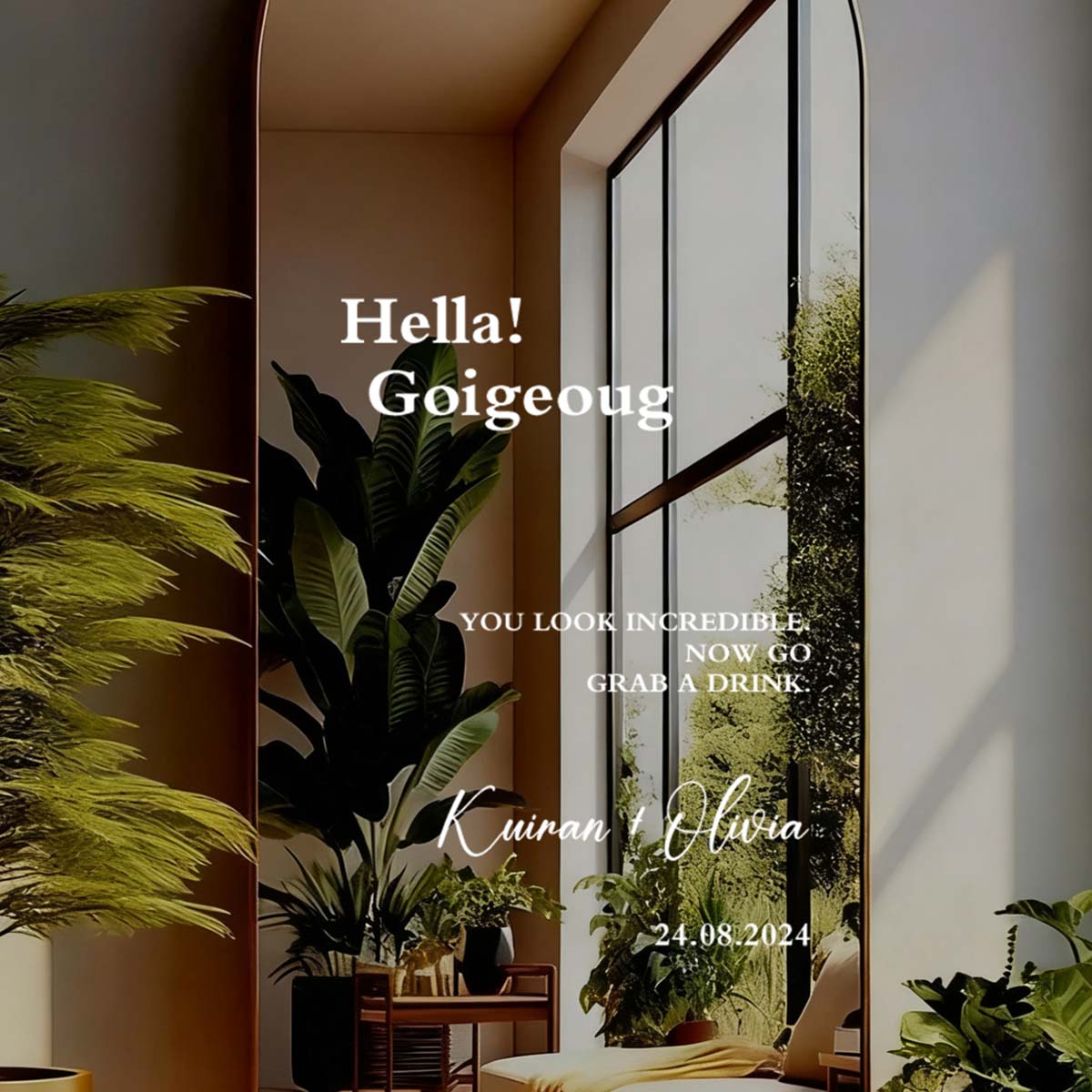 Custom Welcome Mirror Stickers - مراجعة Home Decor Mirror وسعره