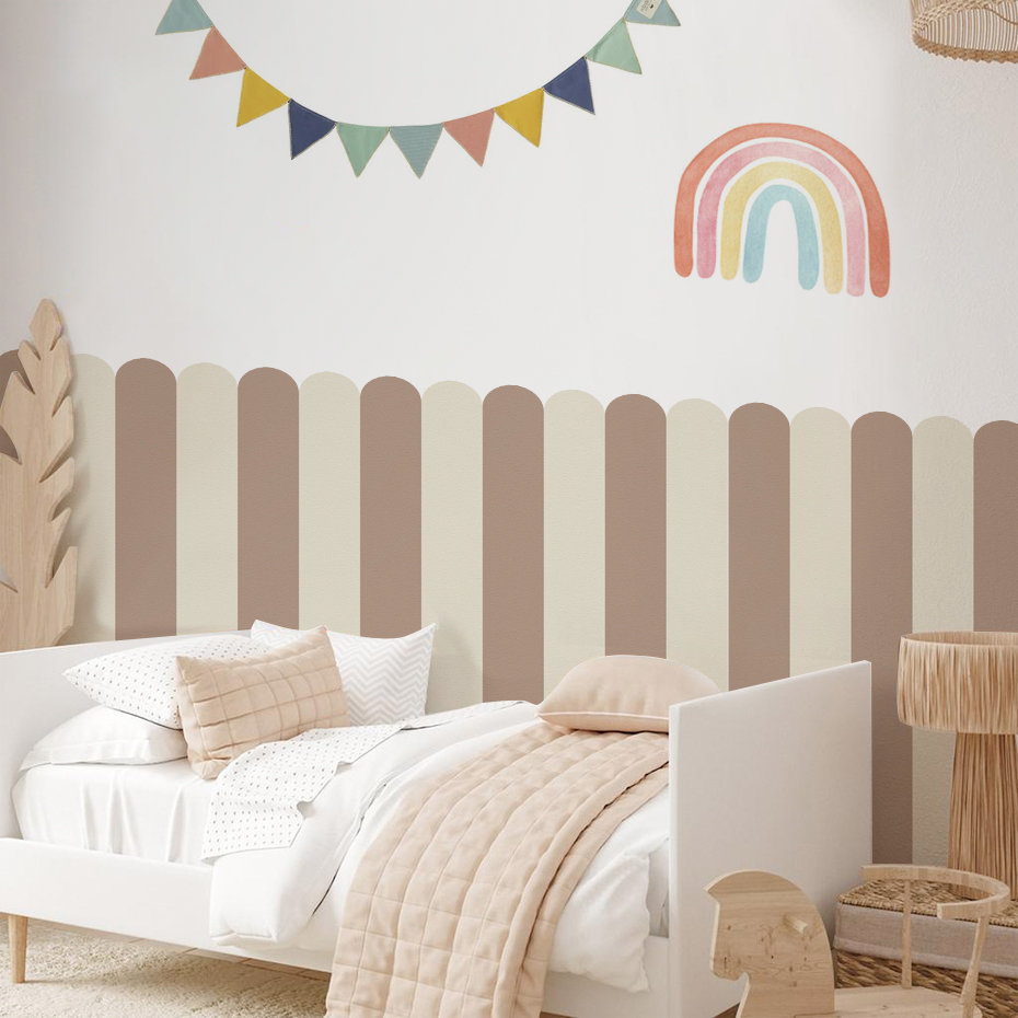Multicolor Vertical Striped Ar - مراجعة Home Decor Wallpaper وسعره