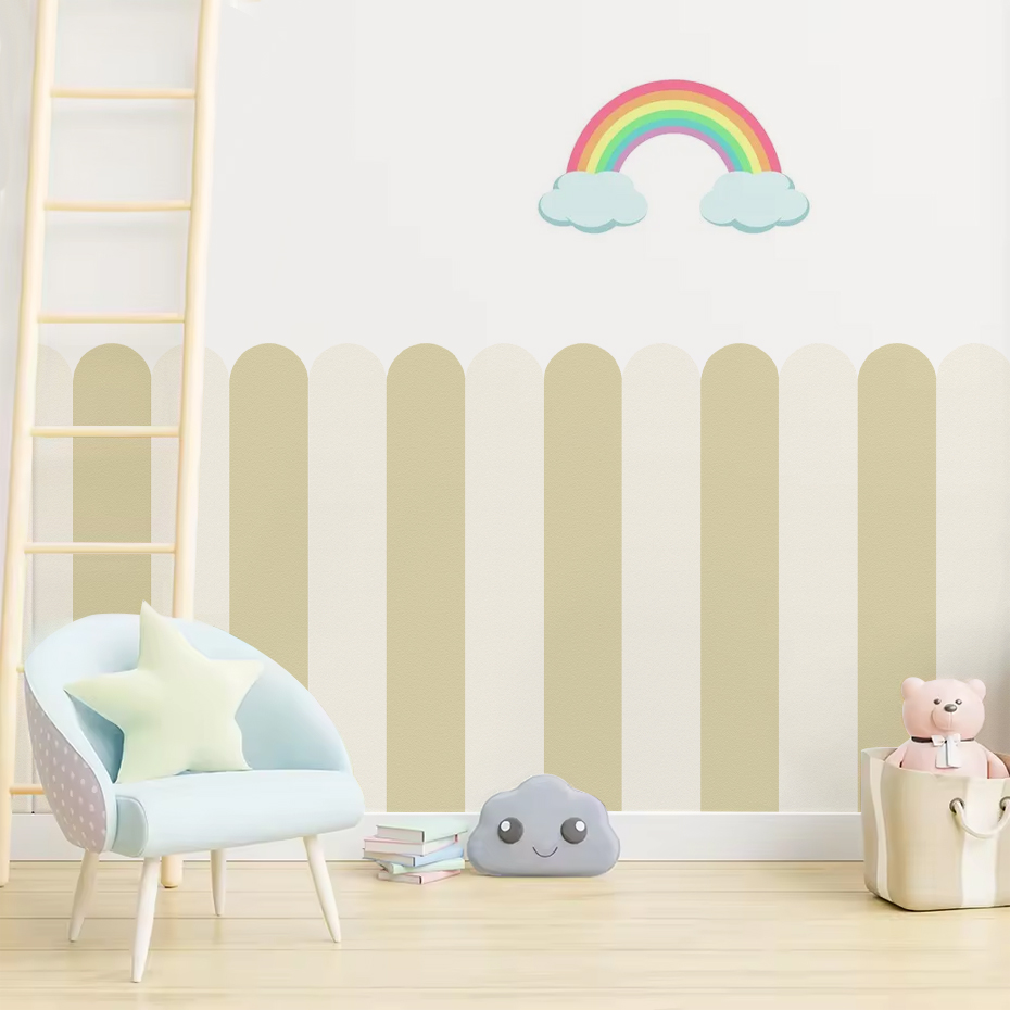 Multicolor Vertical Striped Ar - مراجعة Home Decor Wallpaper وسعره