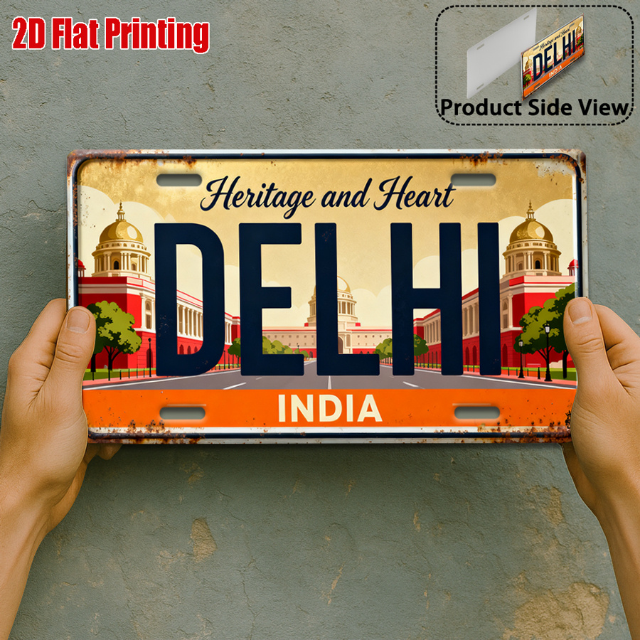 Tin Sign - Vintage Durable Met - مراجعة Home Decor Delhi وسعره