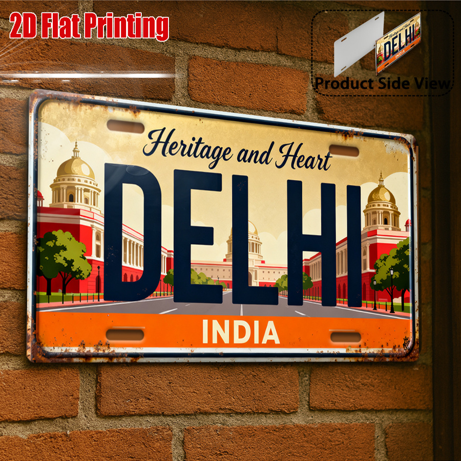 Tin Sign - Vintage Durable Met - مراجعة Home Decor Delhi وسعره
