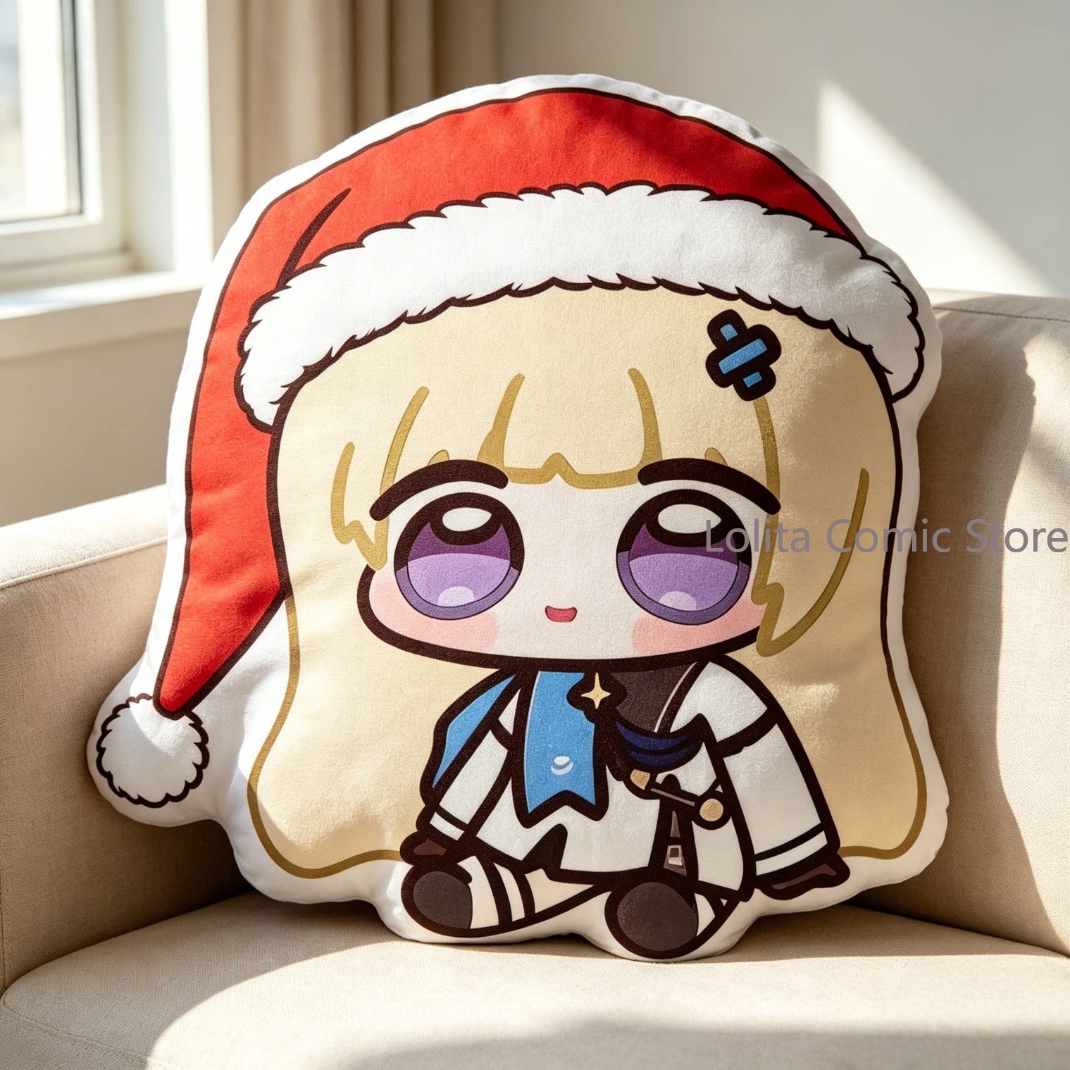 Anime Phoebe Wuthering Waves Q - مراجعة Decorative Throw Pillow وسعره