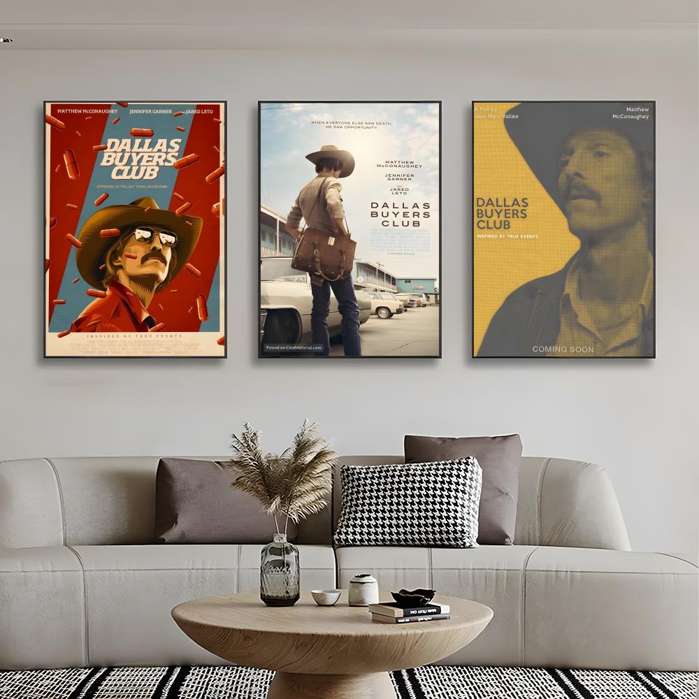 d-Dallas b-Buyers Club Poster  - مراجعة Home Decor Dallas وسعره