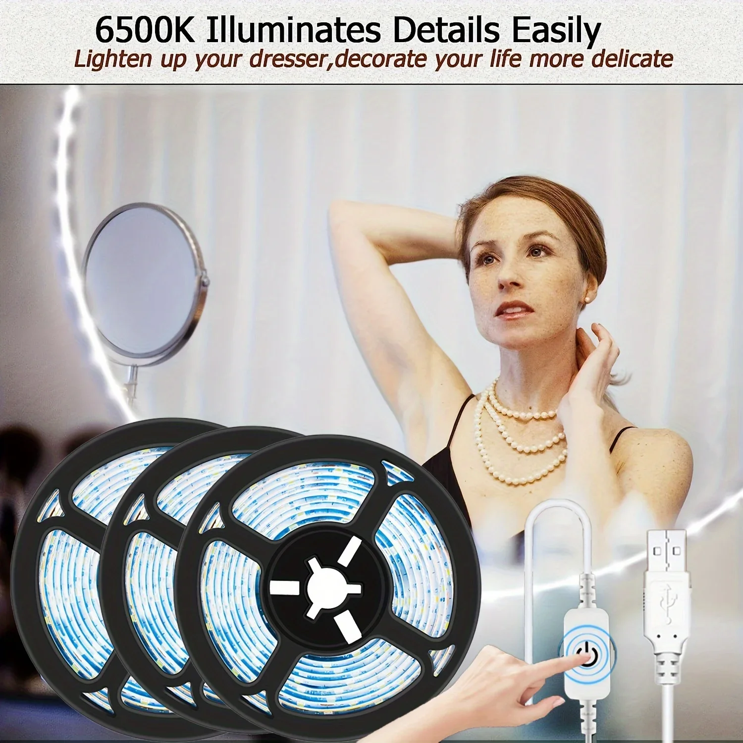 USB LED Strip Lights 5V 2835 S - مراجعة Led Strip Lights وسعره